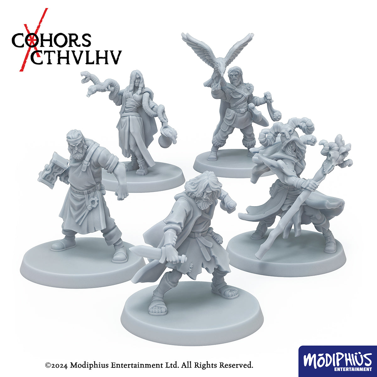 Modiphius Cohors Cthulhu Laurium Set 1 STL 5 miniature