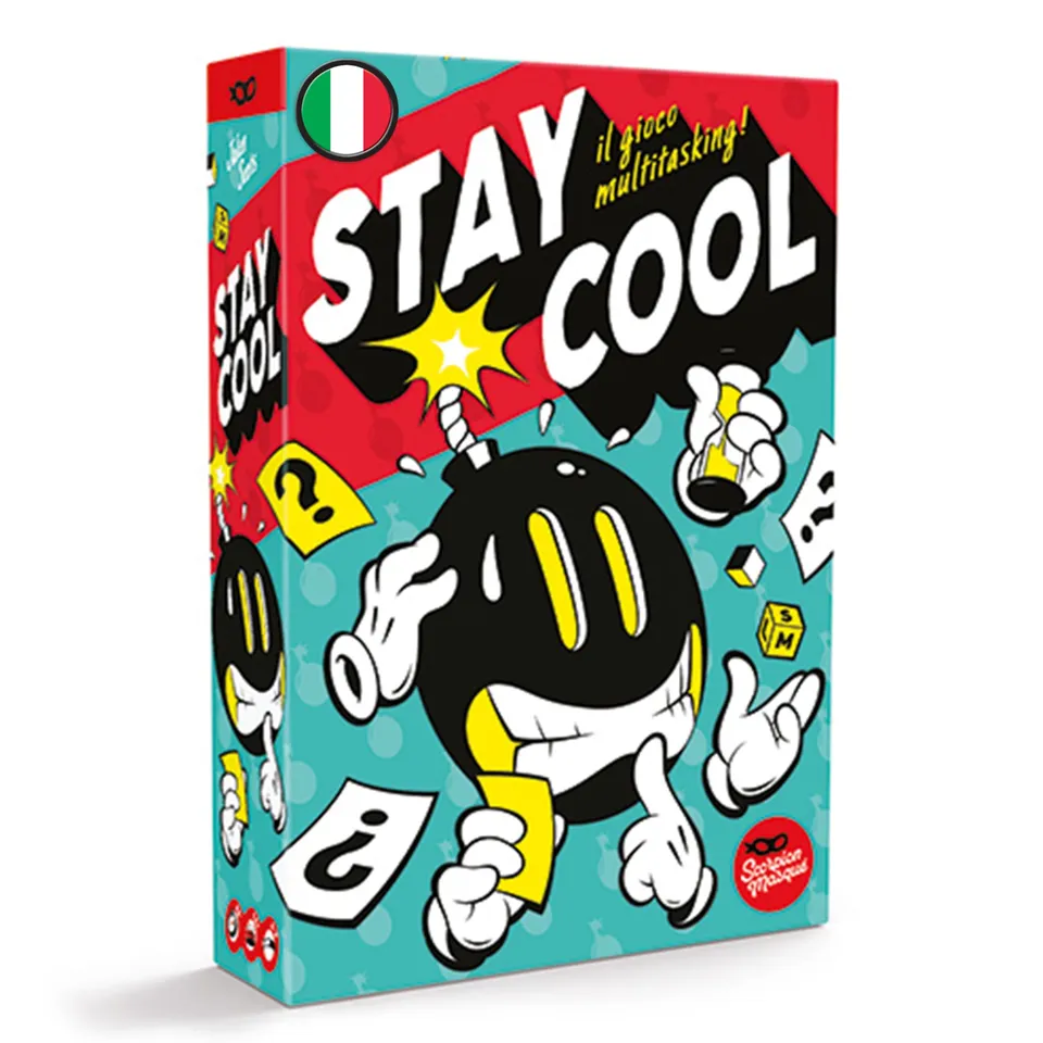 Asmodee Stay Cool party game di abilità 3-6 giocatori