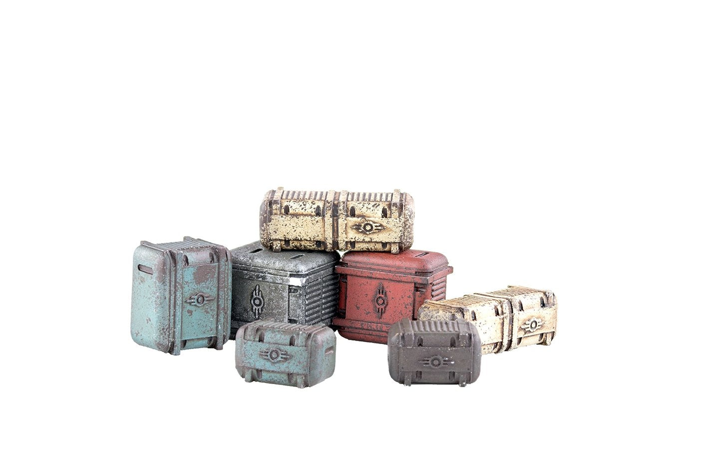 Fallout Wasteland Warfare Scenic Bundle set scenici resina 32mm