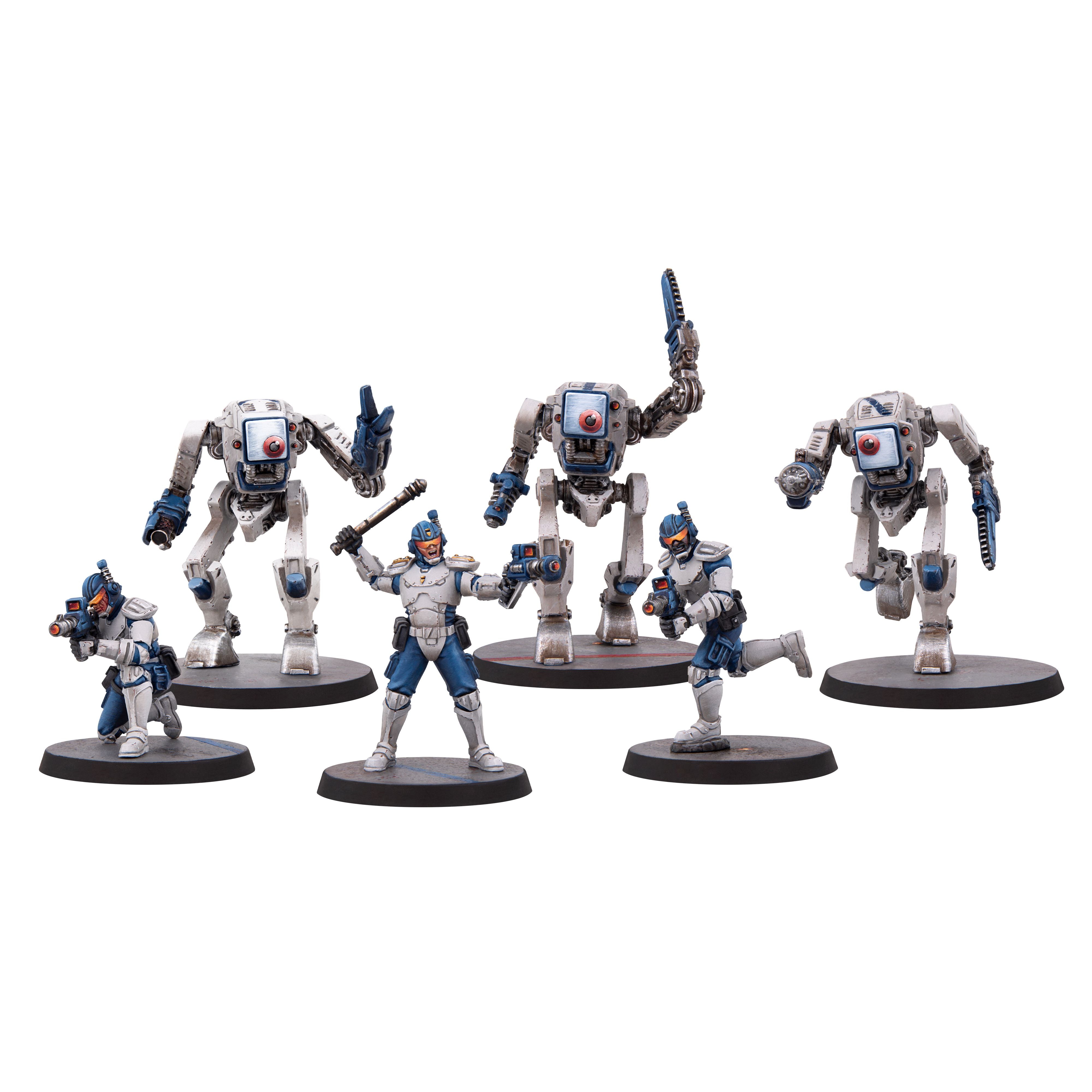 Paranoia Security miniature resina 32mm set 6 pezzi
