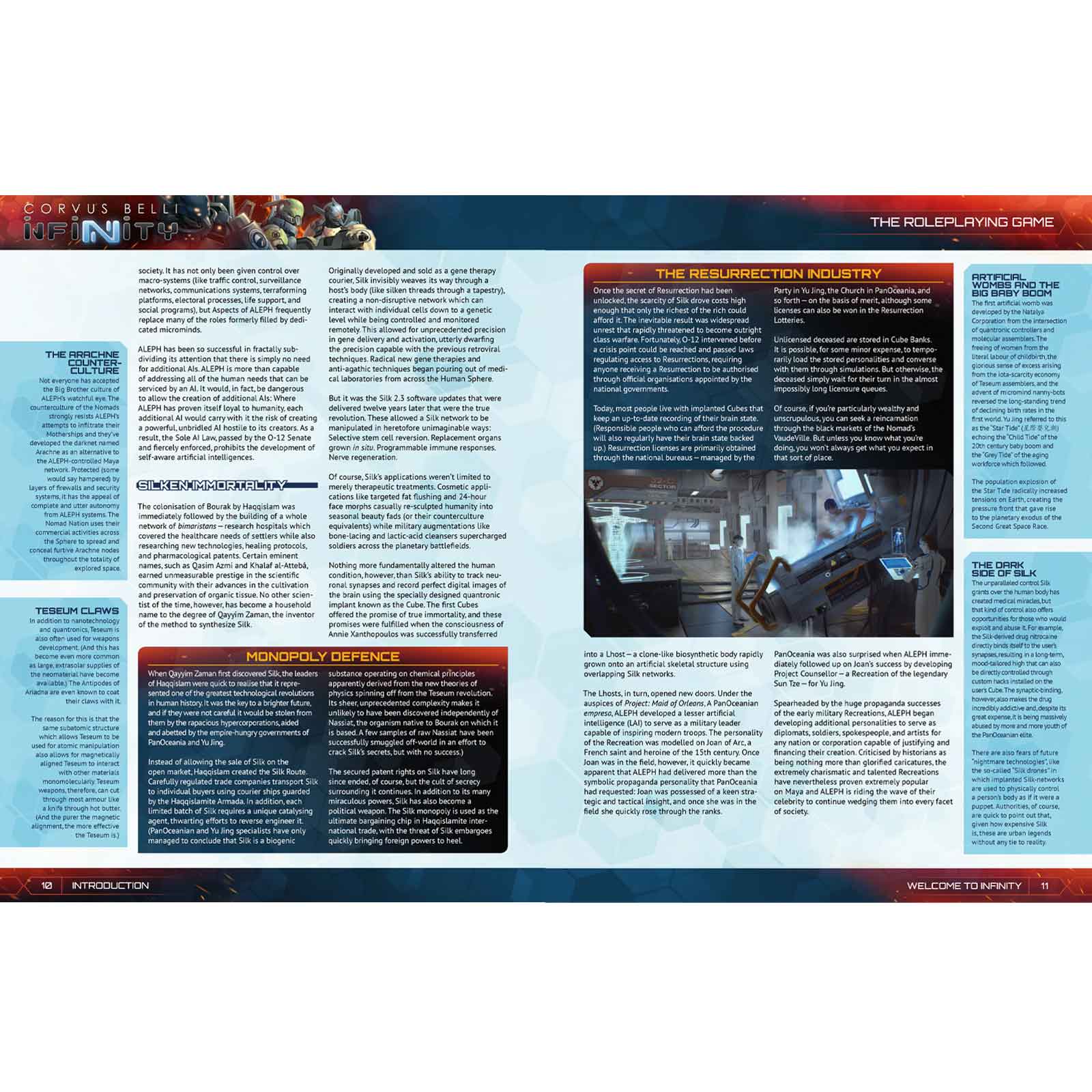 Modiphius Infinity RPG Core Book manuale base gioco di ruolo