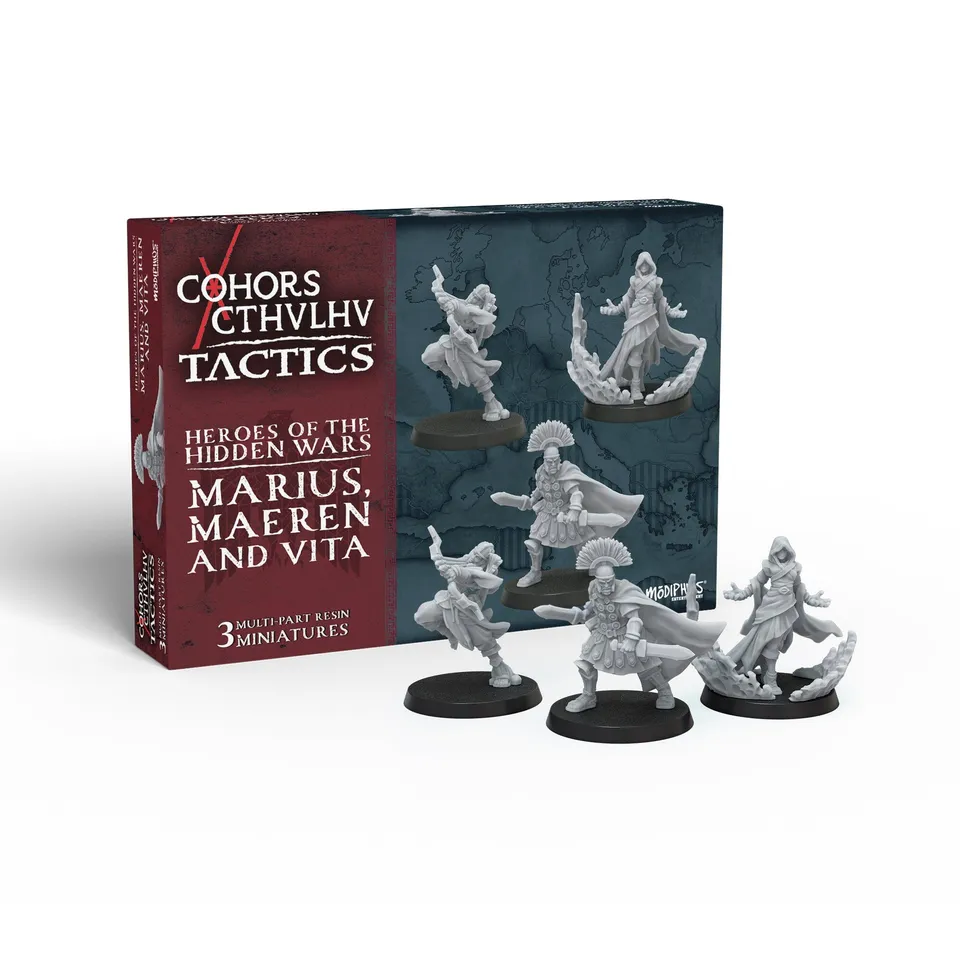 Modiphius Cohors Cthulhu Tactics miniature Heroes Hidden Wars resina