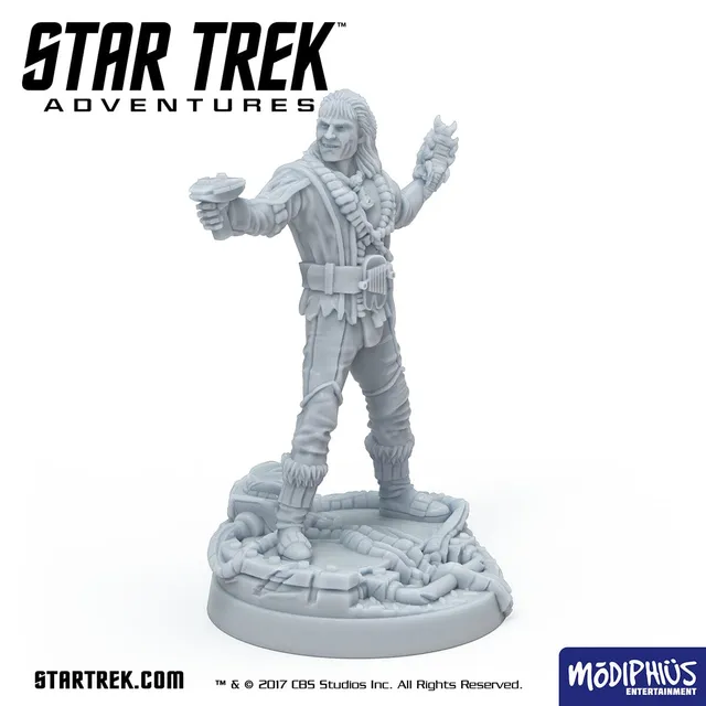 Modiphius Star Trek Adventures Khan Noonien Singh miniatura stl