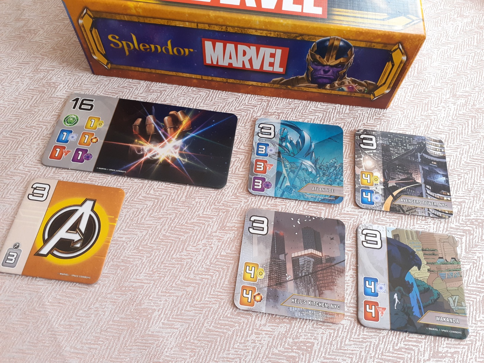 Asmodee Splendor Marvel gioco tavolo strategia supereroi