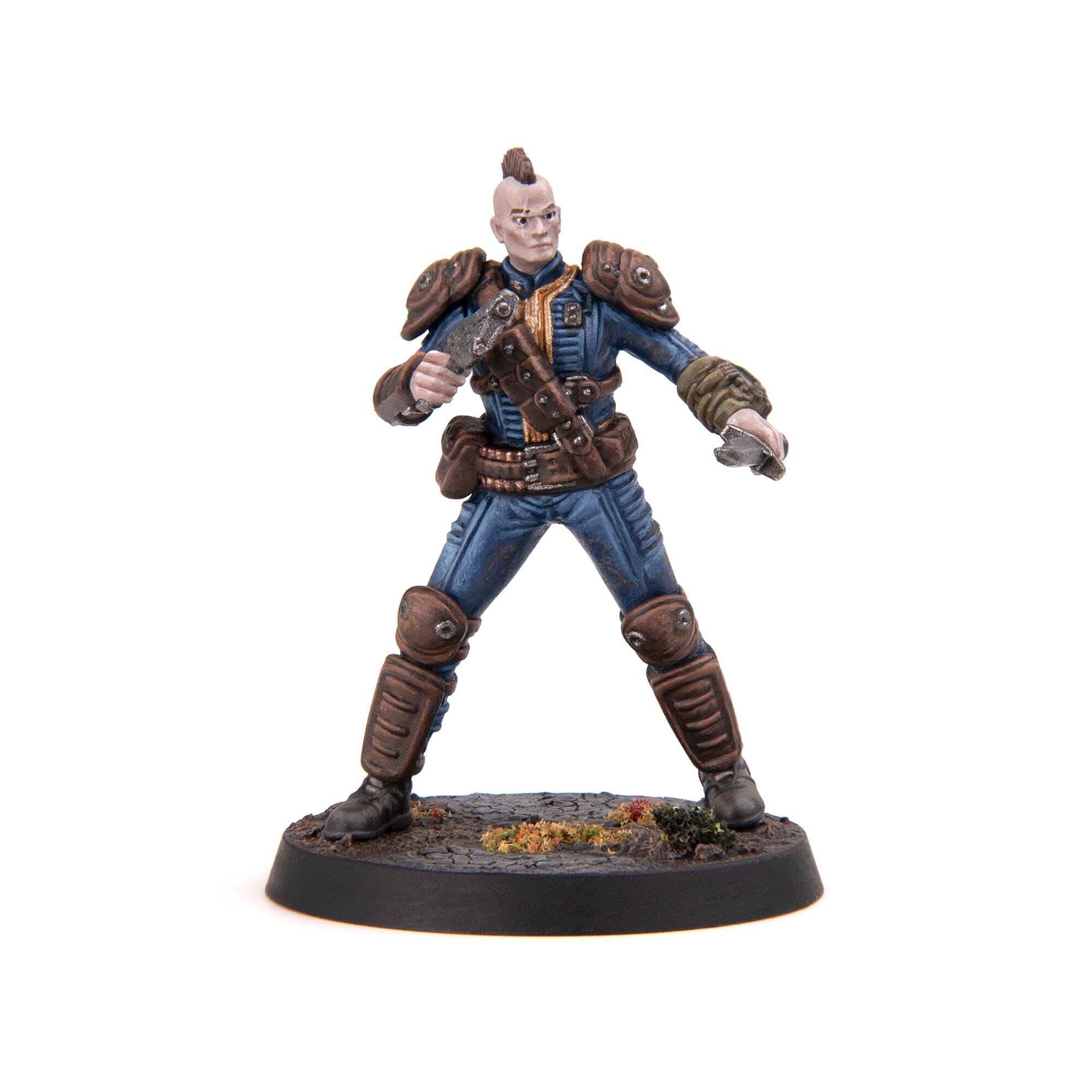 Fallout Miniatures Male Hero Vault Dwellers miniature plastica 4 pezzi