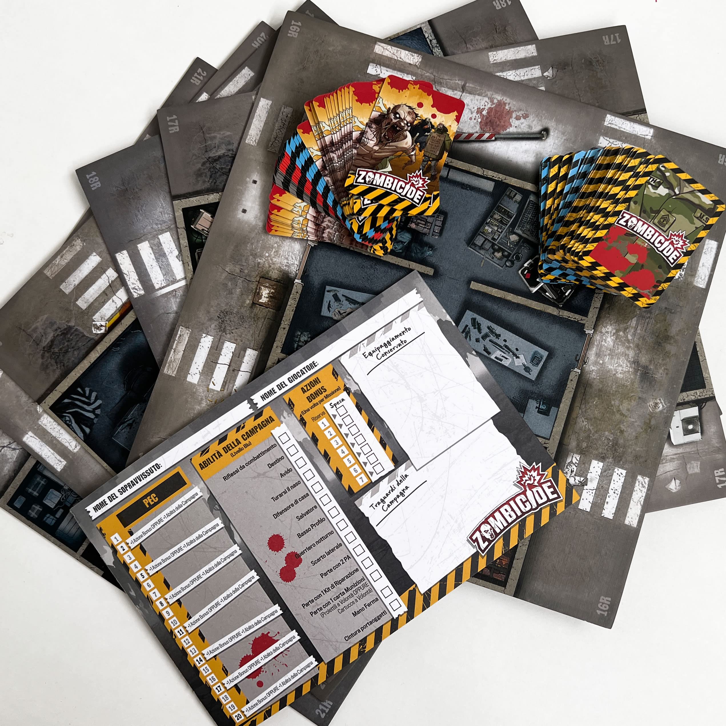 Asmodee Zombicide Fort Hendrix espansione gioco cooperativo