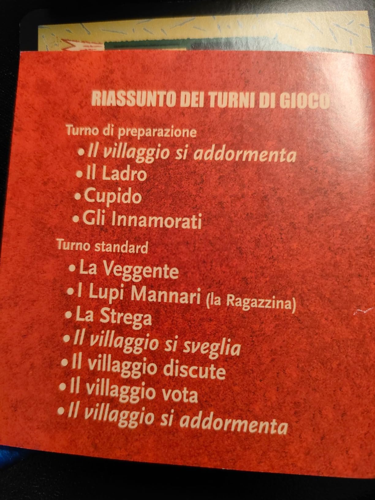 Lupi Mannari Roccascura Gioco Base Carte Gruppo 8-18 Giocatori