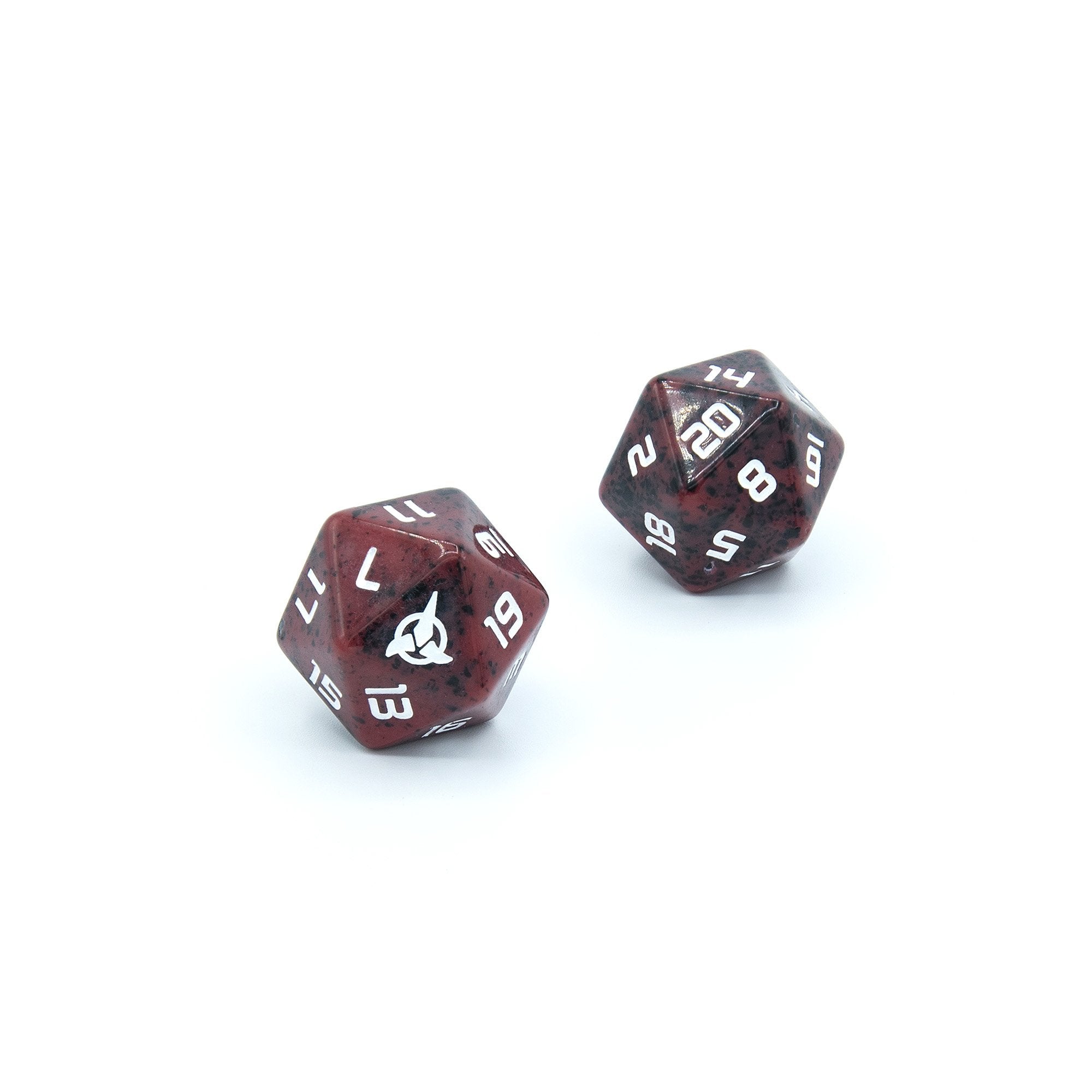 Modiphius Star Trek Klingon Dice Set 6 dadi rosso nero
