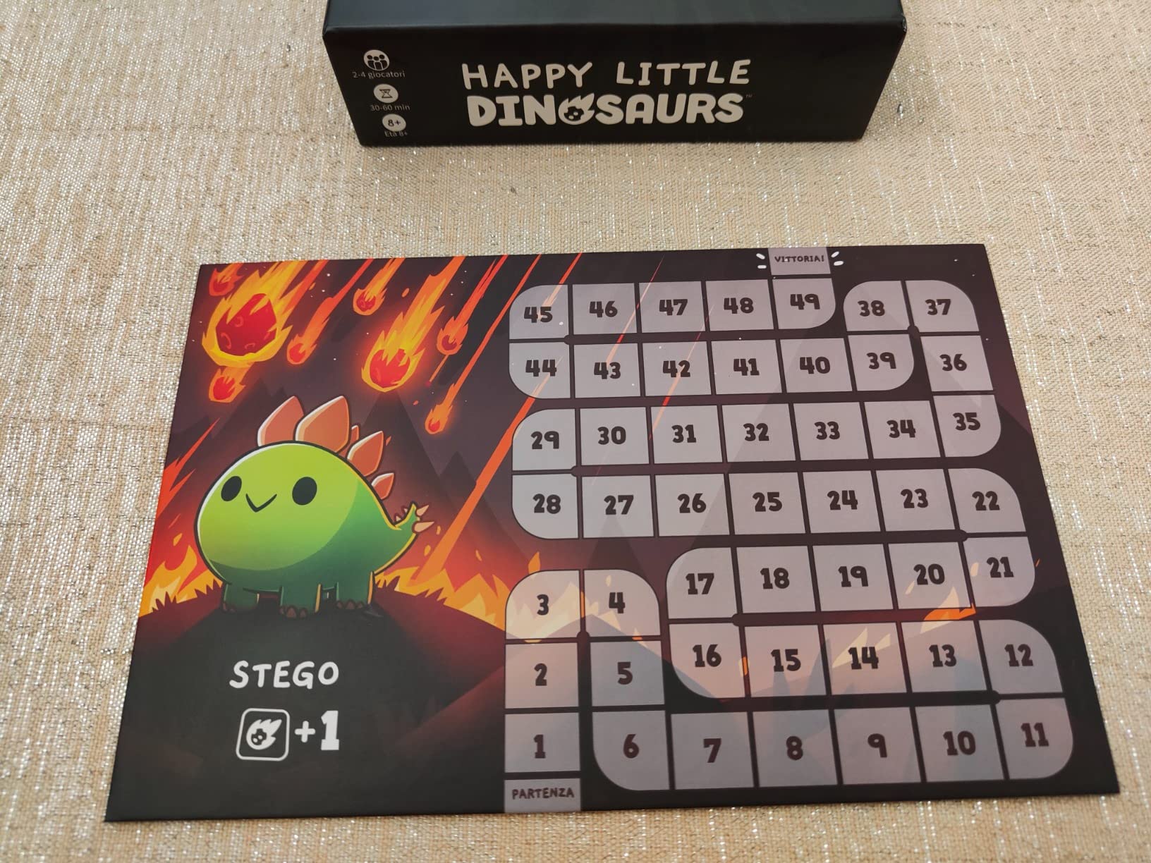 Asmodee Happy Little Dinosaurs Carte Gioco Base 2-4 giocatori
