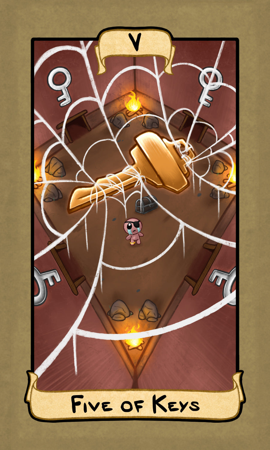 Binding of Isaac Tarot Deck mazzo 78 carte da collezione