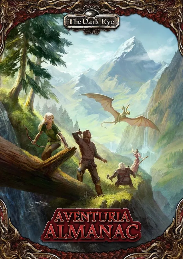 Modiphius The Dark Eye Aventuria Almanac digest brossura + PDF