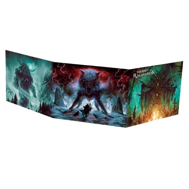 Modiphius Journey to Ragnarok GM Screen schermo del master