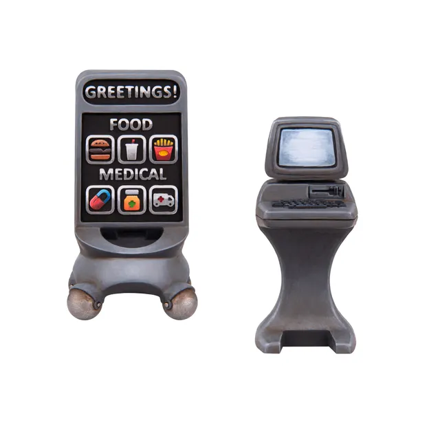 Paranoia Miniature Console e Distributore 32mm resina 6 pezzi