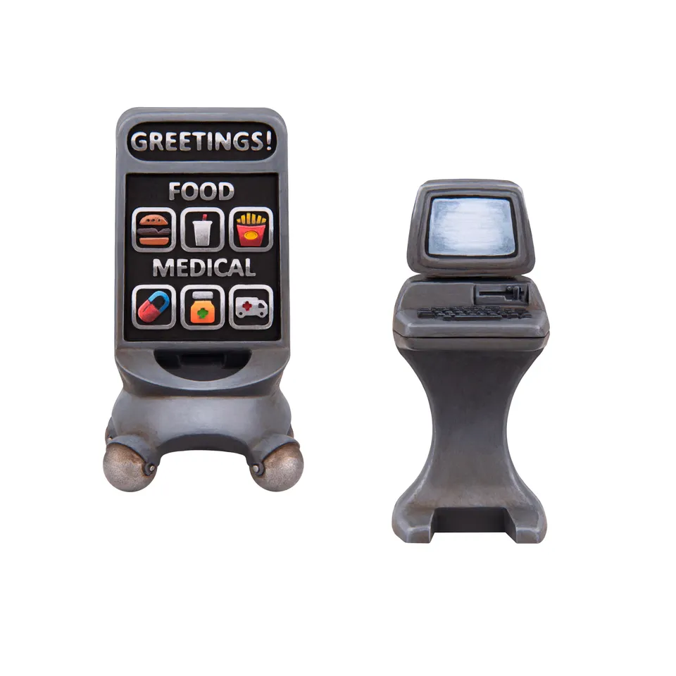 Paranoia Miniature Console e Distributore 32mm resina 6 pezzi