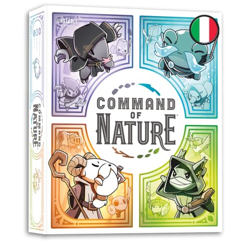 Asmodee Command of Nature gioco da tavolo deck building elementali