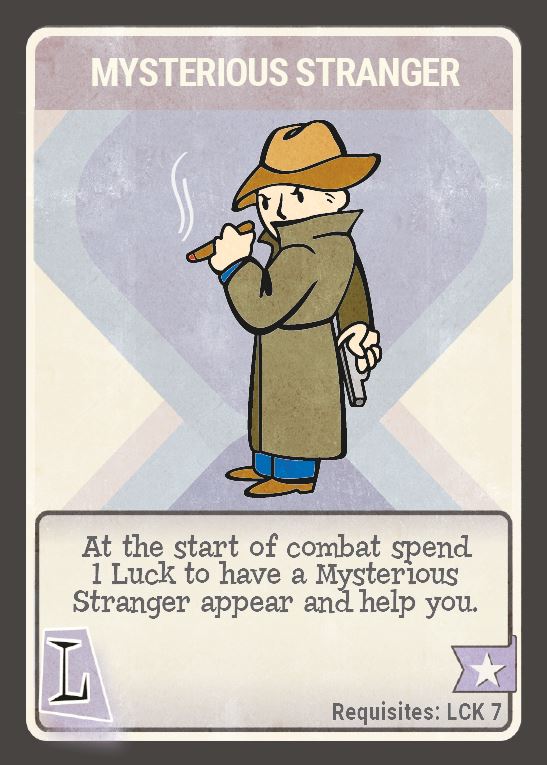 Modiphius Fallout RPG Perk Cards mazzo 147 carte talenti