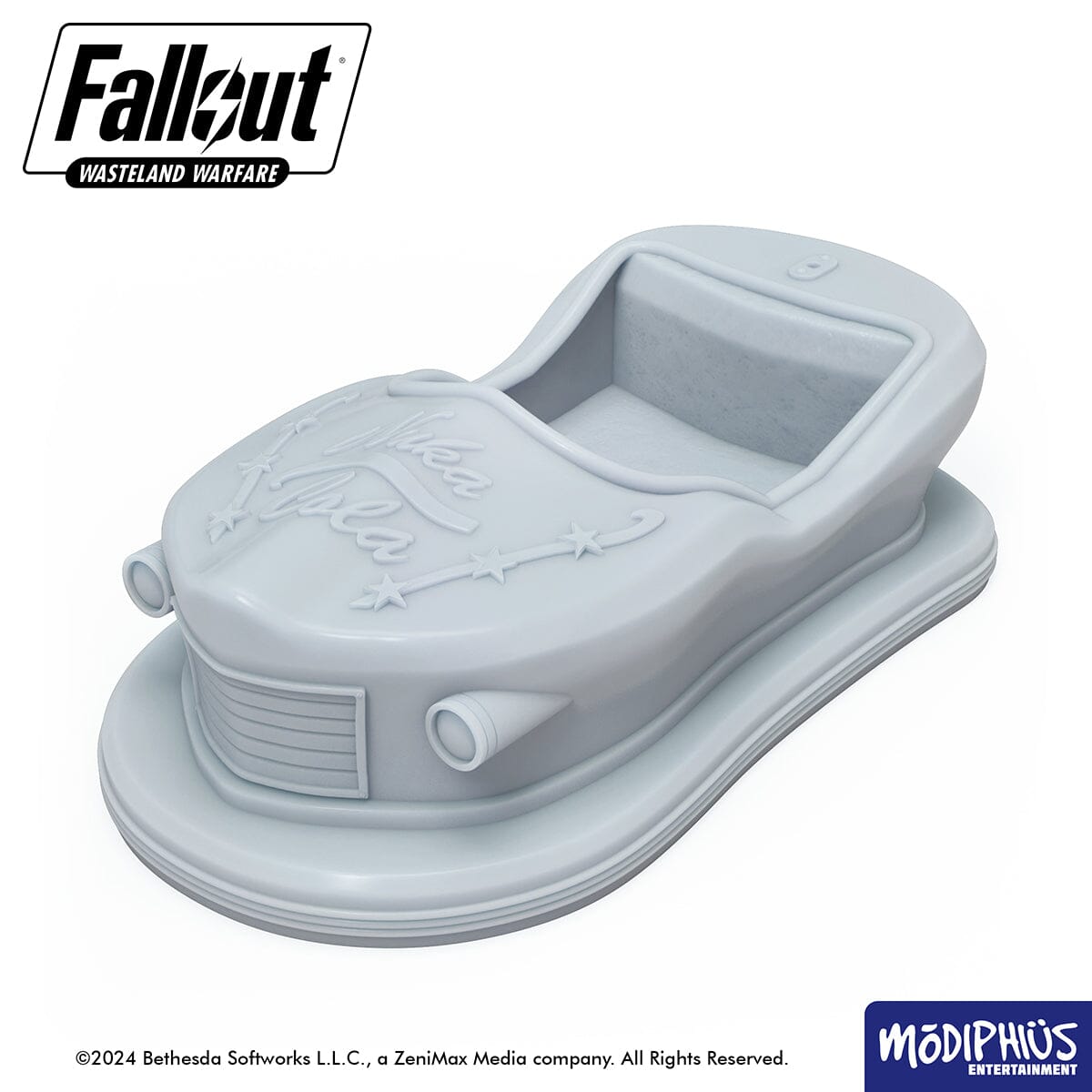 Modiphius Fallout Wasteland Warfare Cola-Cars Arena terreno STL