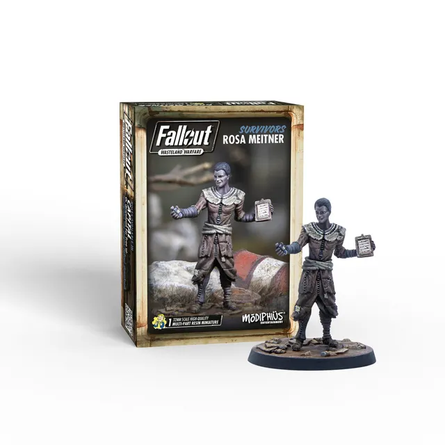 Fallout Wasteland Warfare Rosa Meitner miniatura 32mm