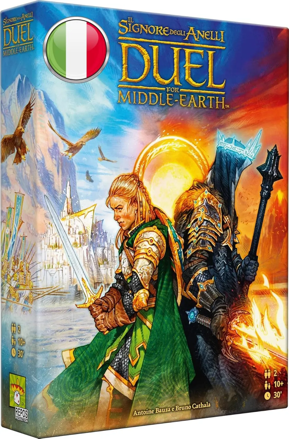 Asmodee Signore degli Anelli Duel for Middle-Earth gioco tavolo 2 giocatori
