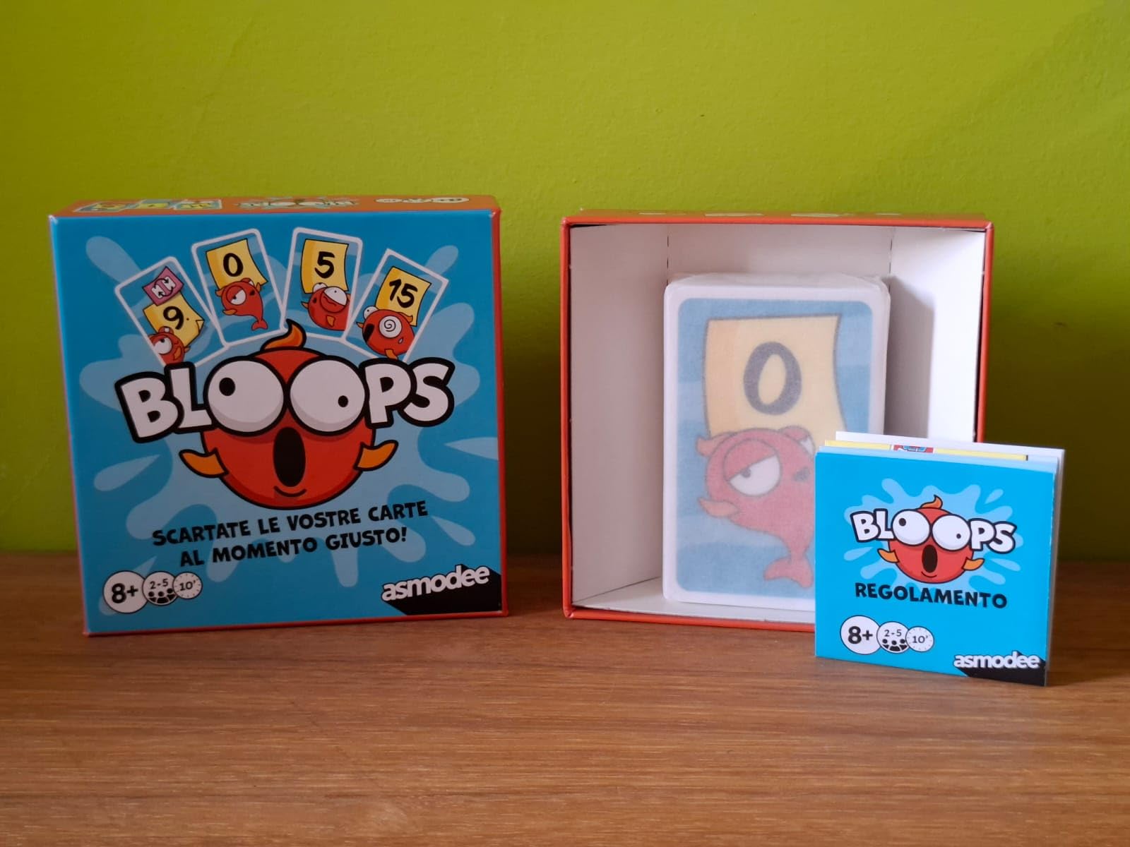 Asmodee Bloops Gioco di Carte Memoria 8+ anni Italiano