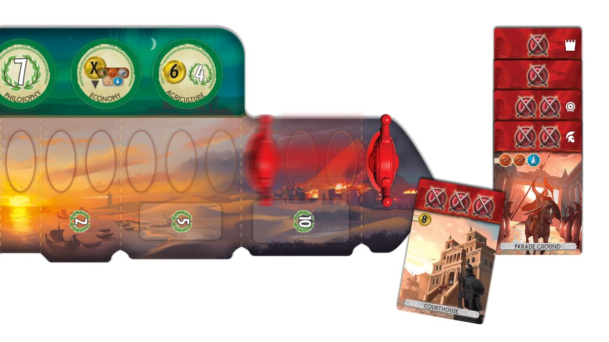 Asmodee 7 Wonders Duel gioco strategia 2 giocatori italiano