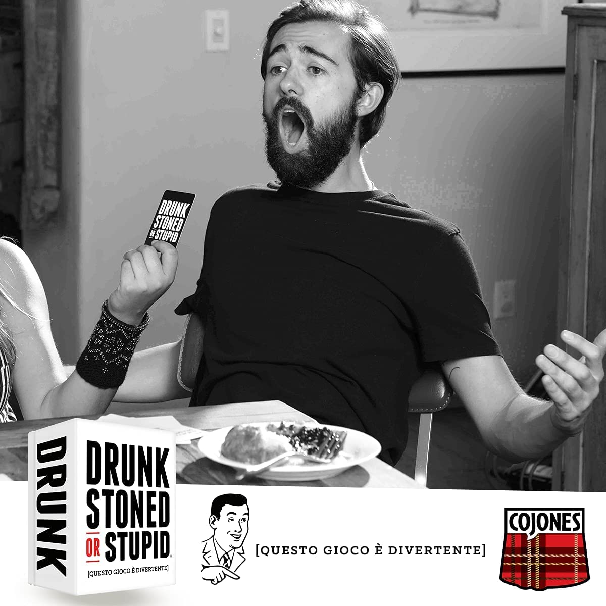 Drunk Stoned or Stupid Party Game Carte Amici 18+ Anni