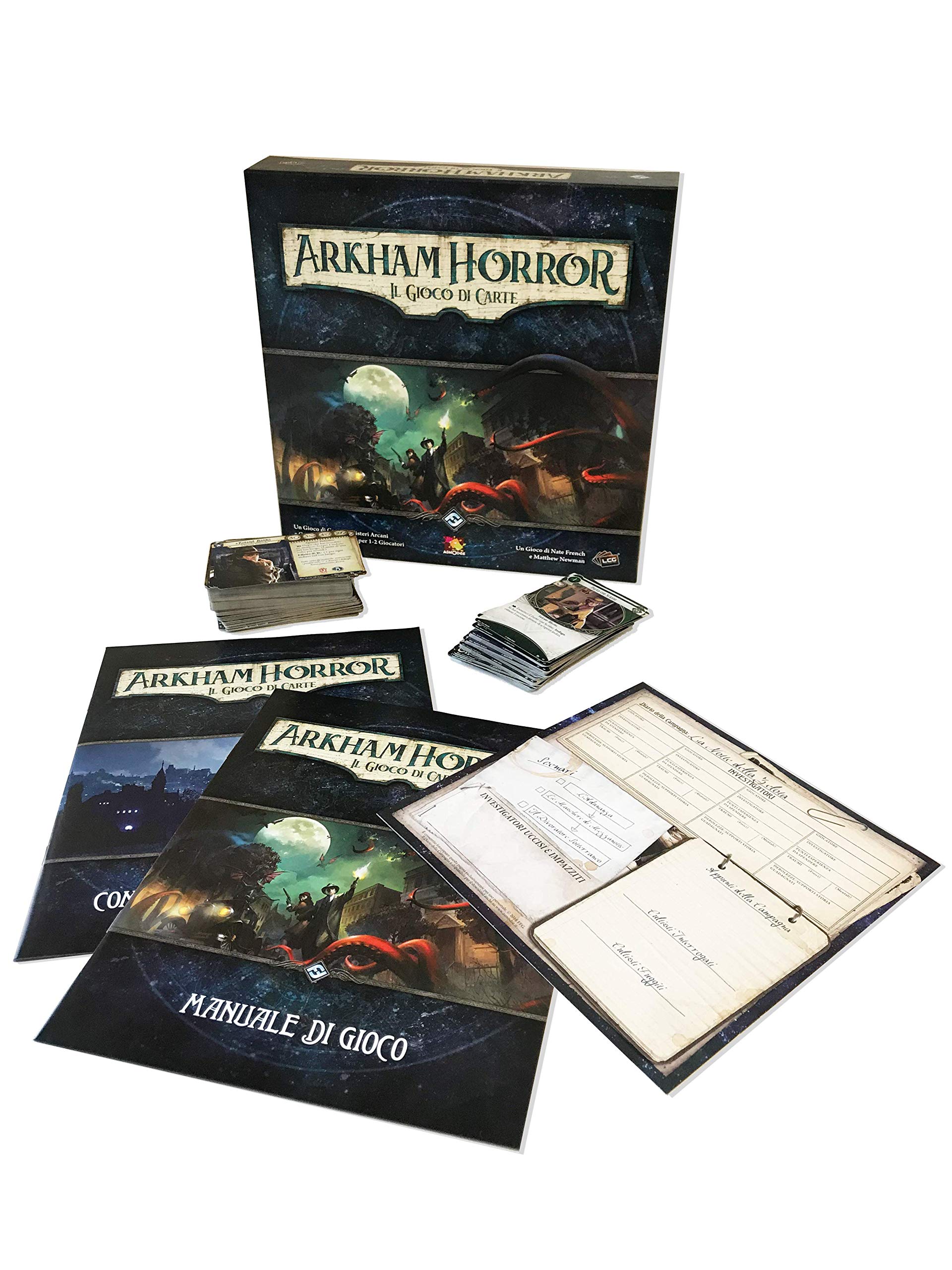 Arkham Horror Il Gioco di Carte base LCG cooperativo 1-2 giocatori