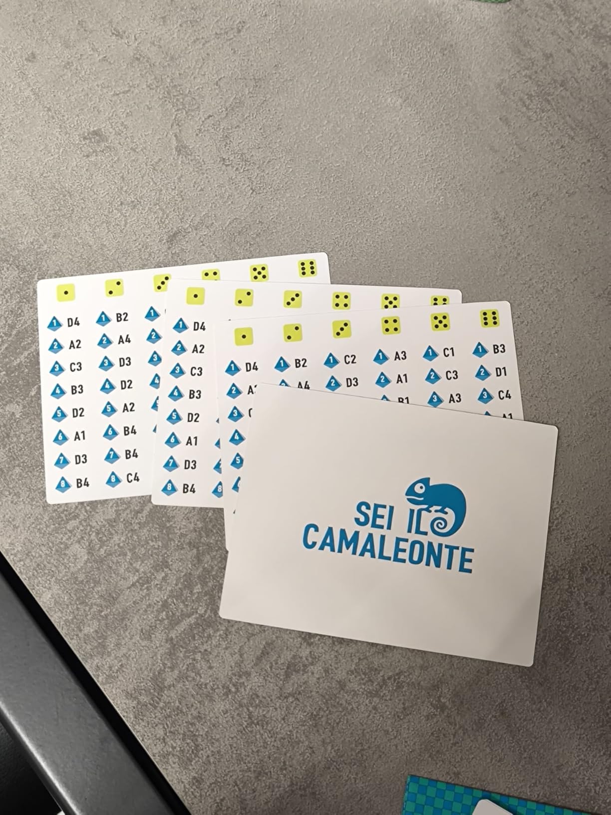 Asmodee Il Camaleonte Travel carte gioco party 3-8 giocatori