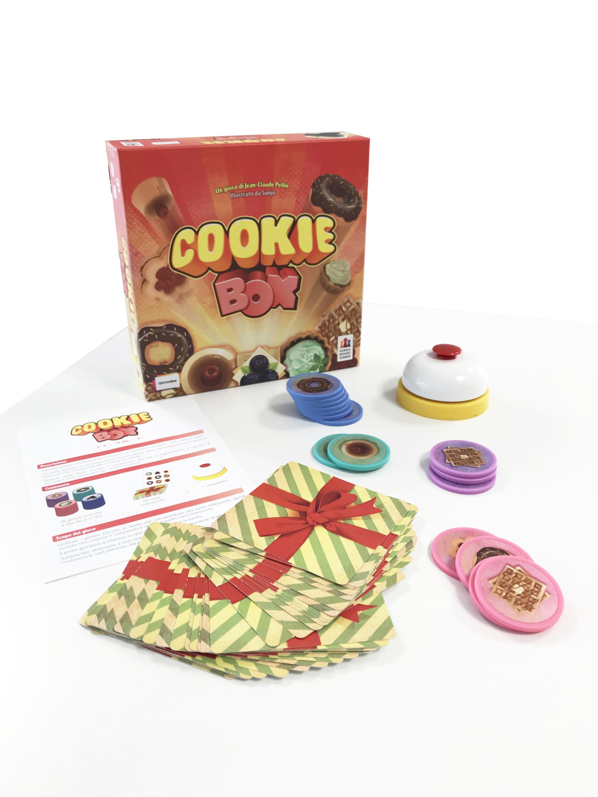 Asmodee Cookie Box carte gioco abilità velocità 6+ anni