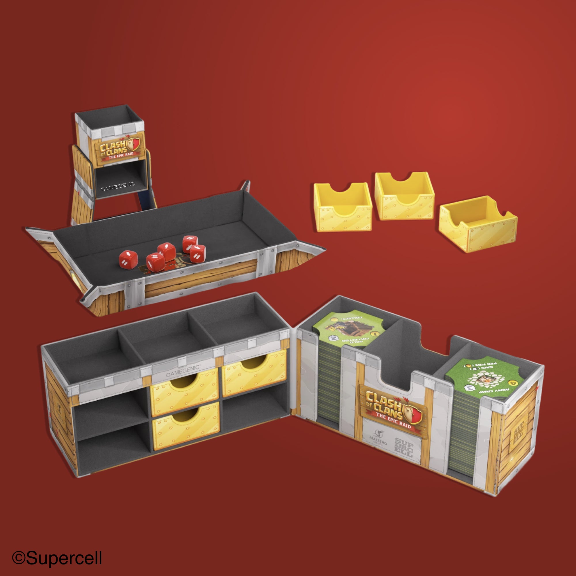Maestro Media Clash of Clans Premium Chest box portadadi 2 in 1