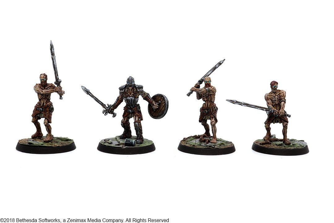 Modiphius Elder Scrolls Bleak Falls Barrow set 8 miniature 32mm