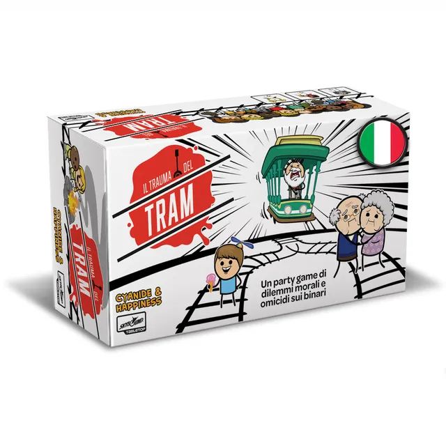 Asmodee Il Trauma del Tram party game edizione italiana 3-13 giocatori