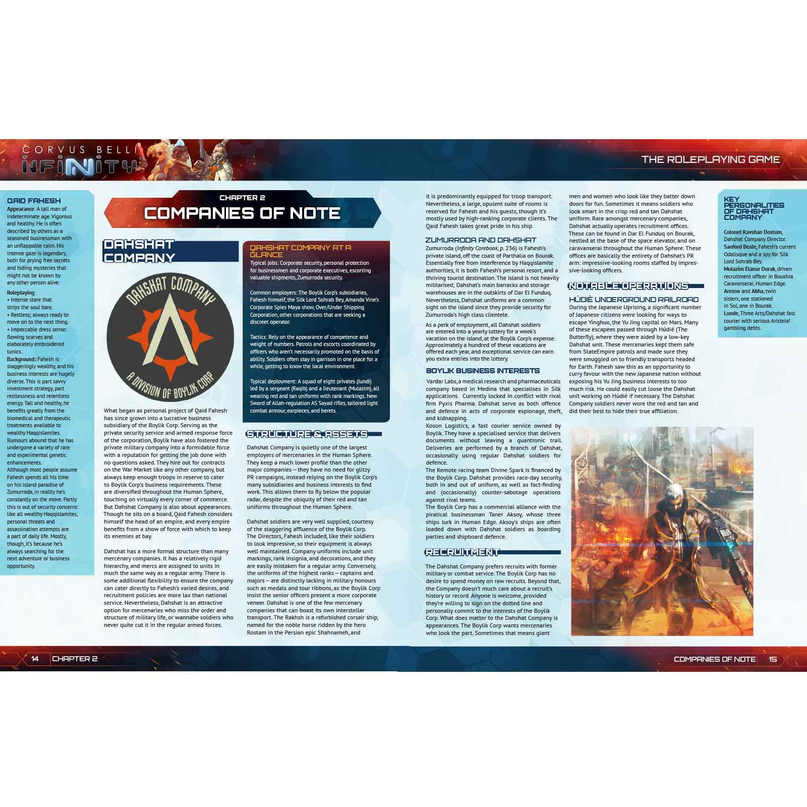 Modiphius Infinity Mercenaries Sourcebook manuale PDF