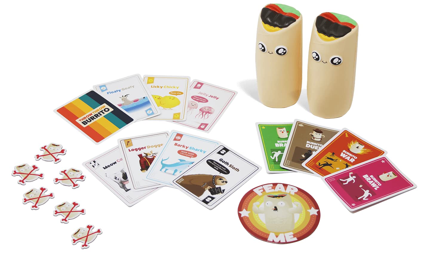 Asmodee Throw Throw Burrito party game carte 2-6 giocatori