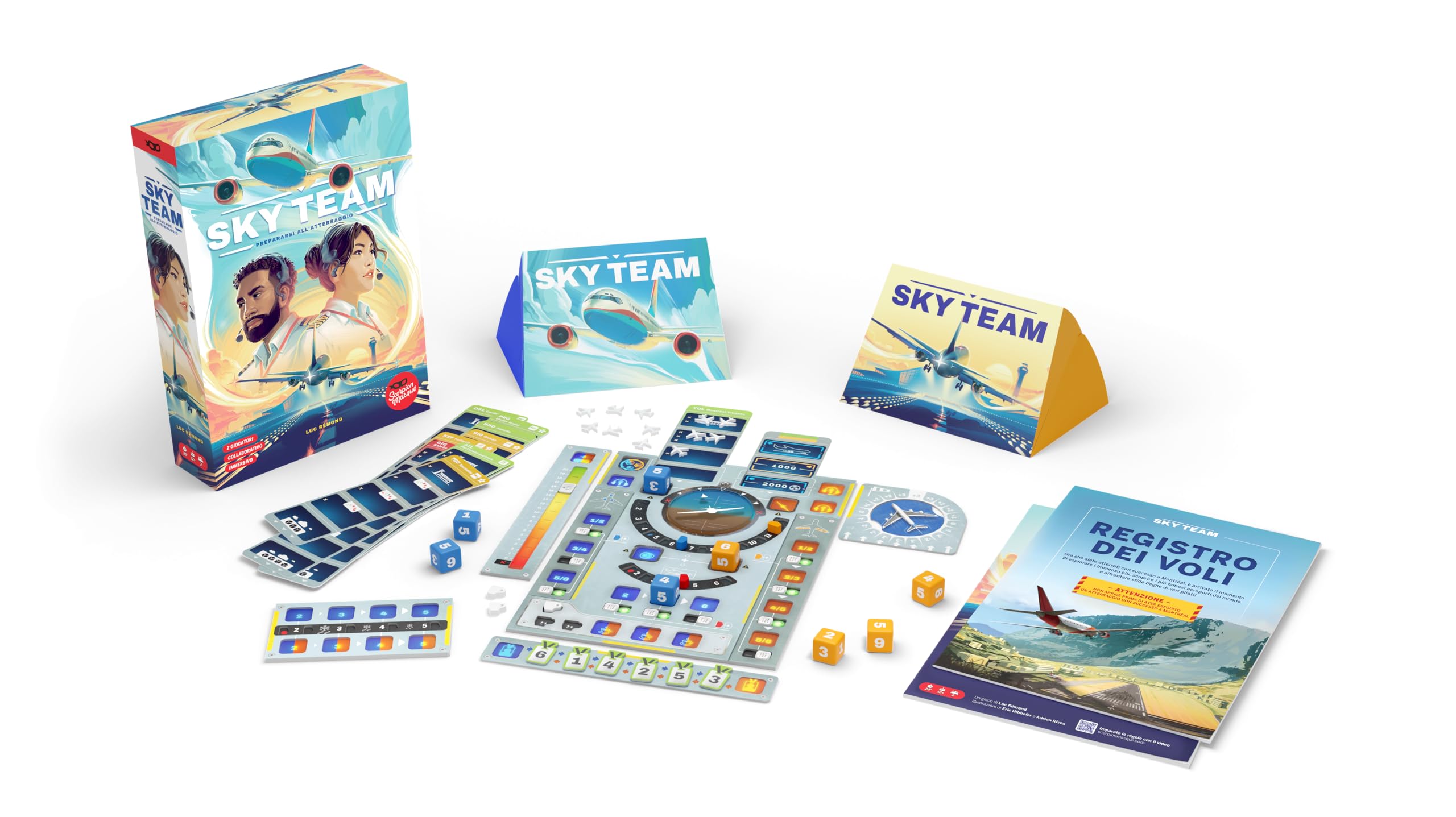 Asmodee Sky Team Gioco da Tavolo Collaborativo 2 Giocatori