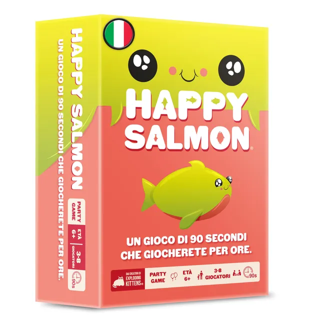 Asmodee Happy Salmon Gioco Base Gioco di Carte 3-8 giocatori