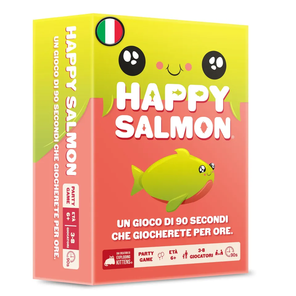 Asmodee Happy Salmon Gioco Base Gioco di Carte 3-8 giocatori