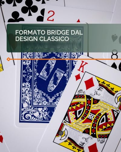 Cards&Co Bullets carte da gioco plastica bridge indice standard