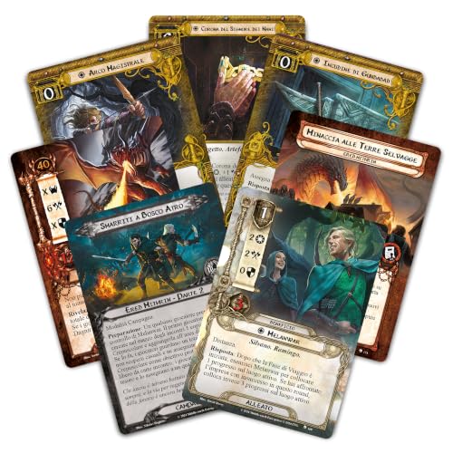 Asmodee Ered Mithrin Campagna gioco di carte LCG 1-4