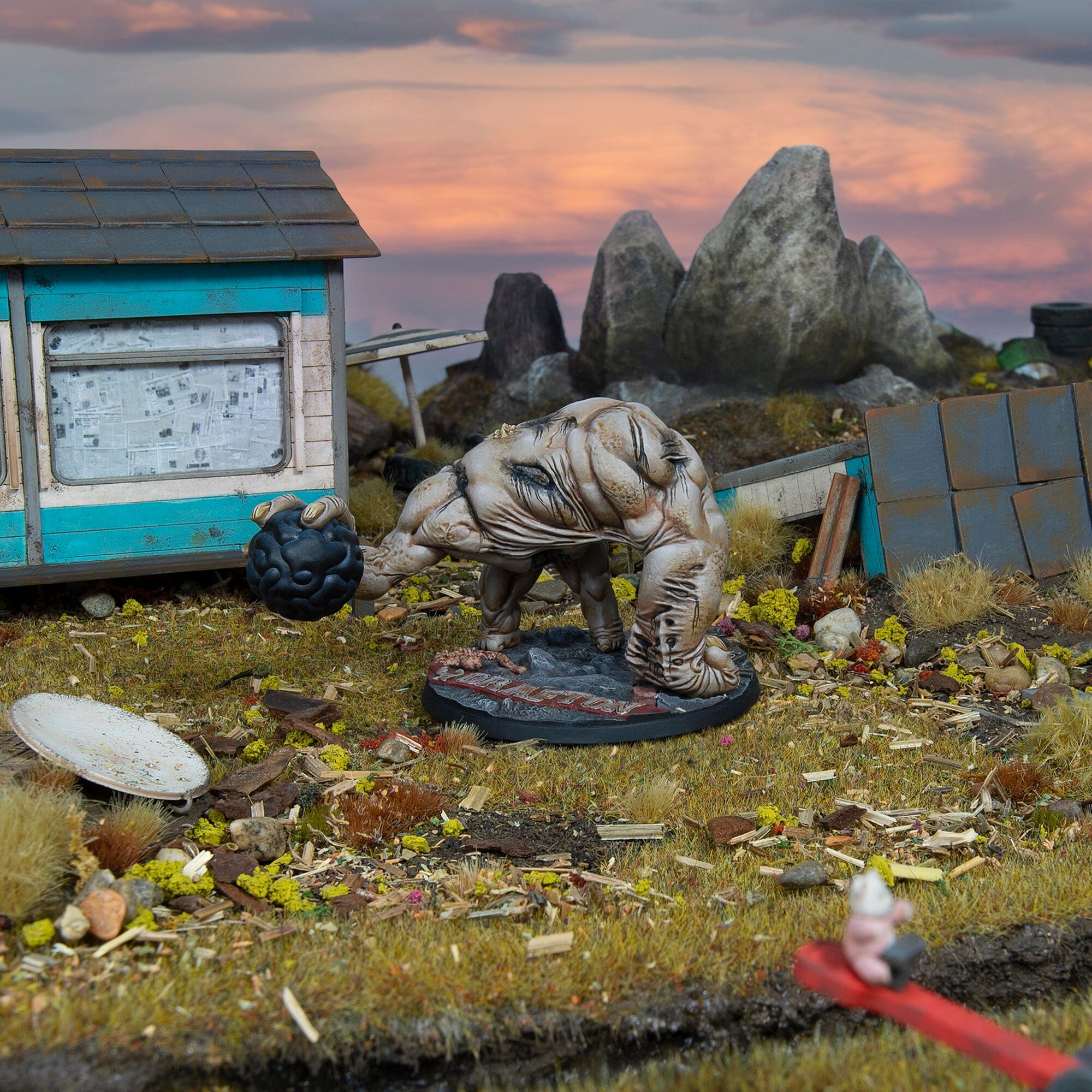 Modiphius Fallout Factions Grafton Monster miniatura 32mm