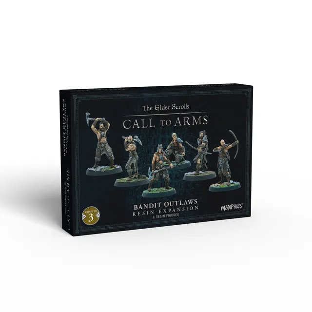 Modiphius Elder Scrolls Call to Arms Bandit Outlaws miniature