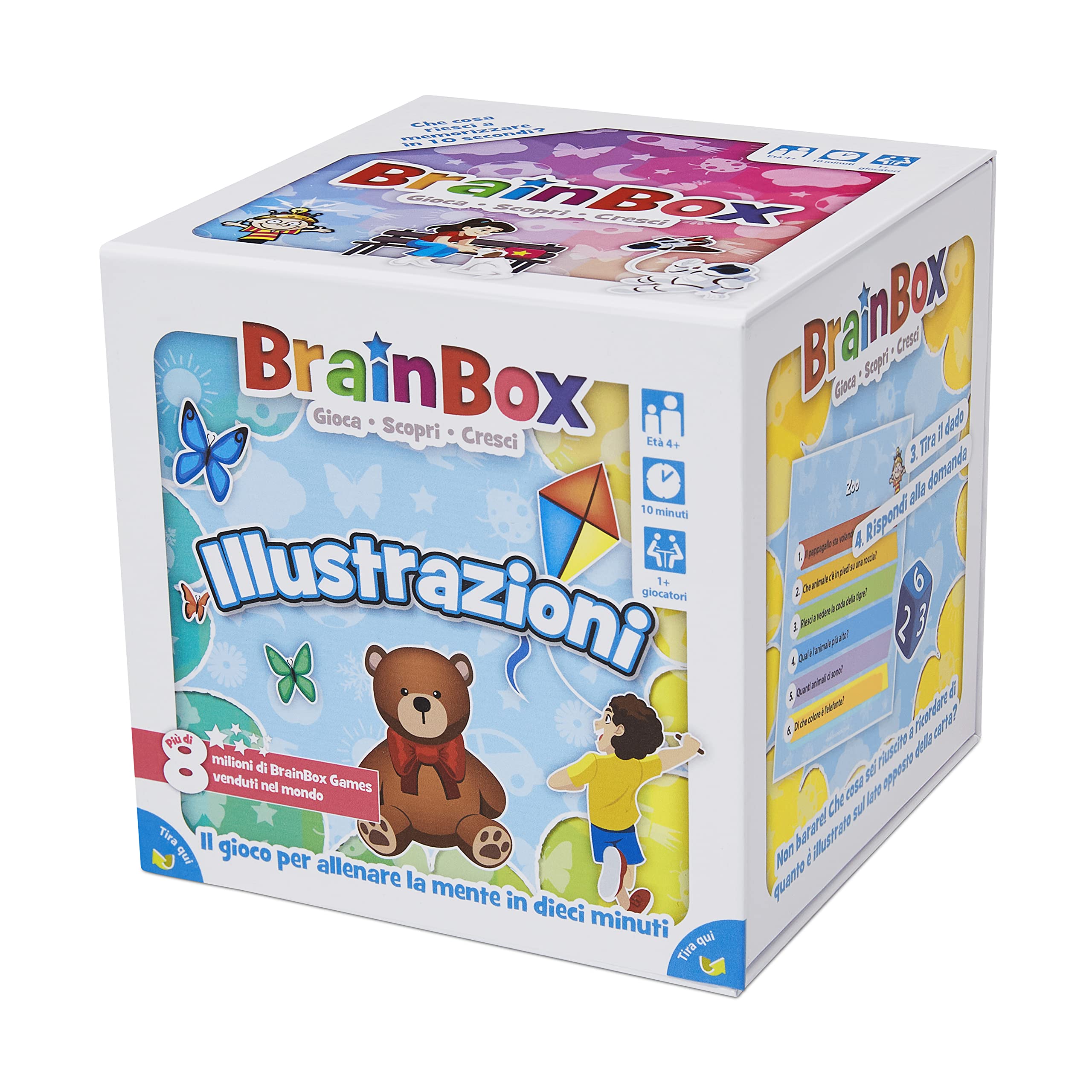 Asmodee BrainBox Animali Domestici gioco memoria 55 carte