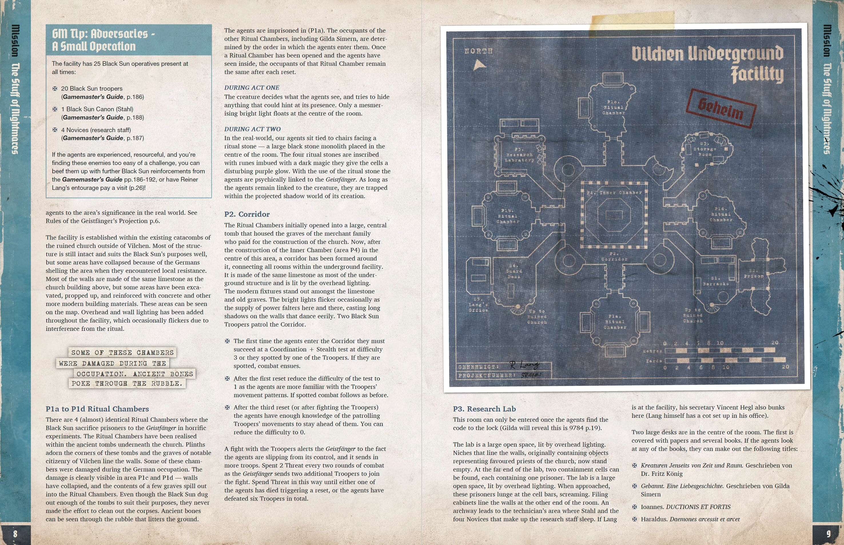 Achtung Cthulhu Stuff of Nightmares avventura GDR PDF 33 pagine