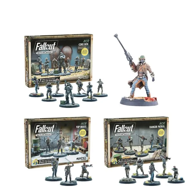 Modiphius Fallout NCR Forces Bundle miniature New Vegas