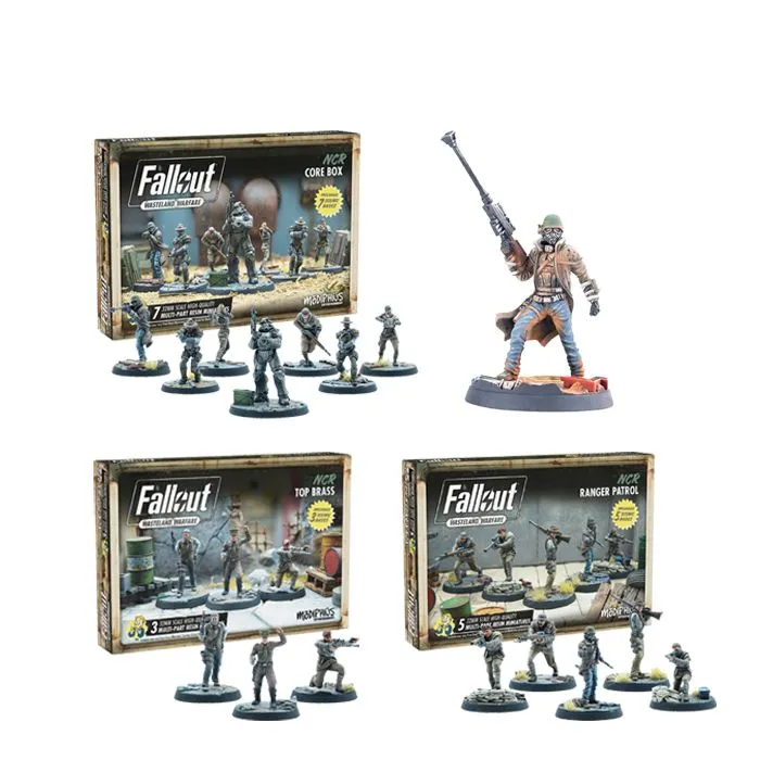 Modiphius Fallout NCR Forces Bundle miniature New Vegas