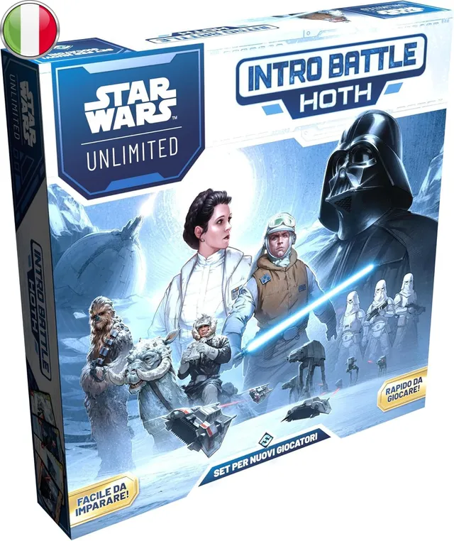 Star Wars: Unlimited Intro Battle Hoth Set Iniziale Carte Italiano