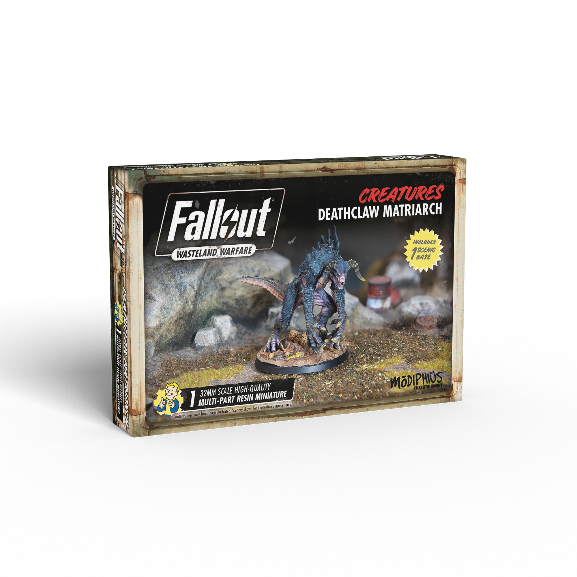 Fallout Wasteland Warfare Deathclaw Matriarch miniatura resina