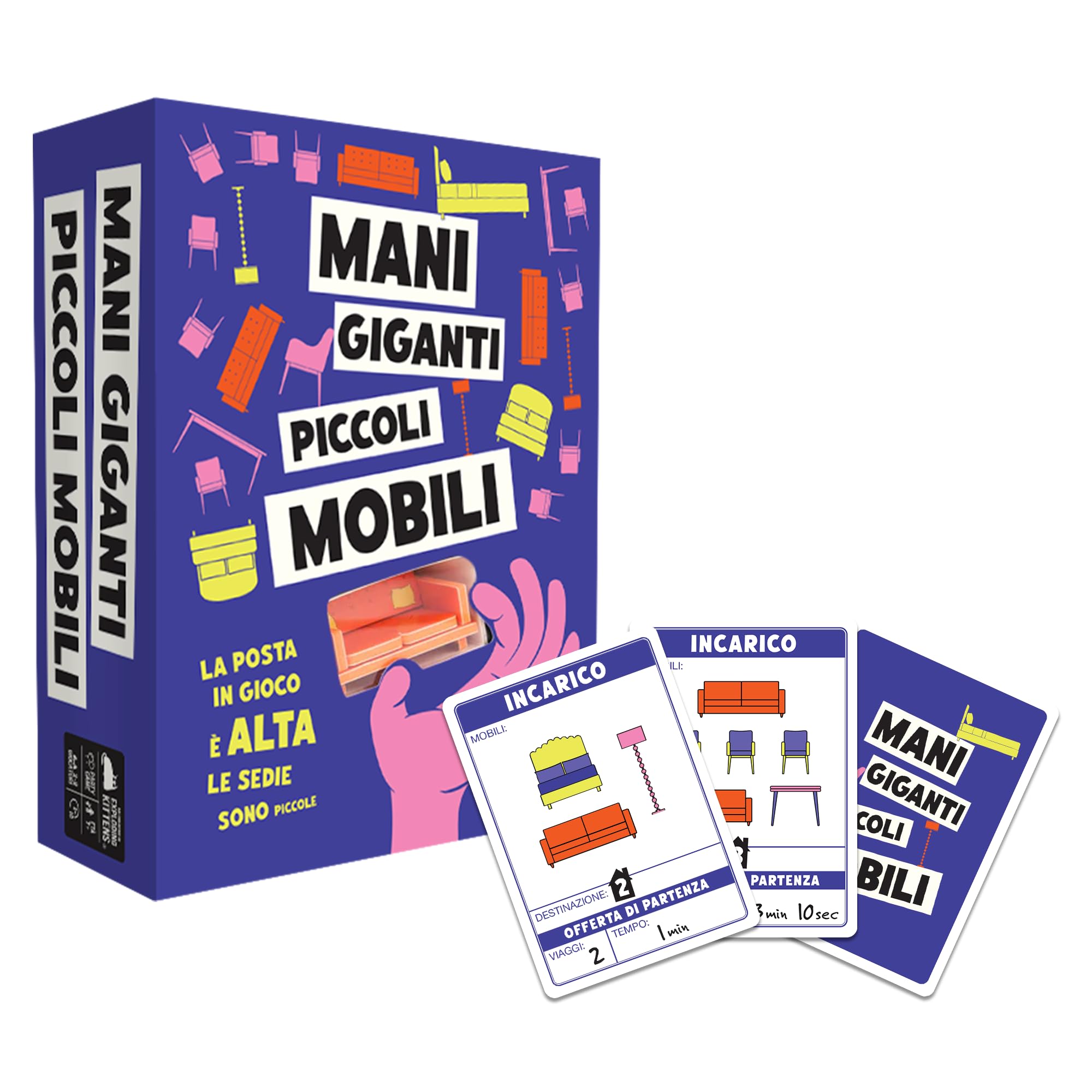 Asmodee Mani Giganti Piccoli Mobili gioco destrezza 3-8 giocatori