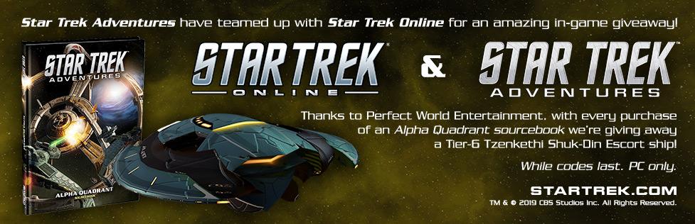Modiphius Star Trek Adventures Alpha Quadrant manuale PDF