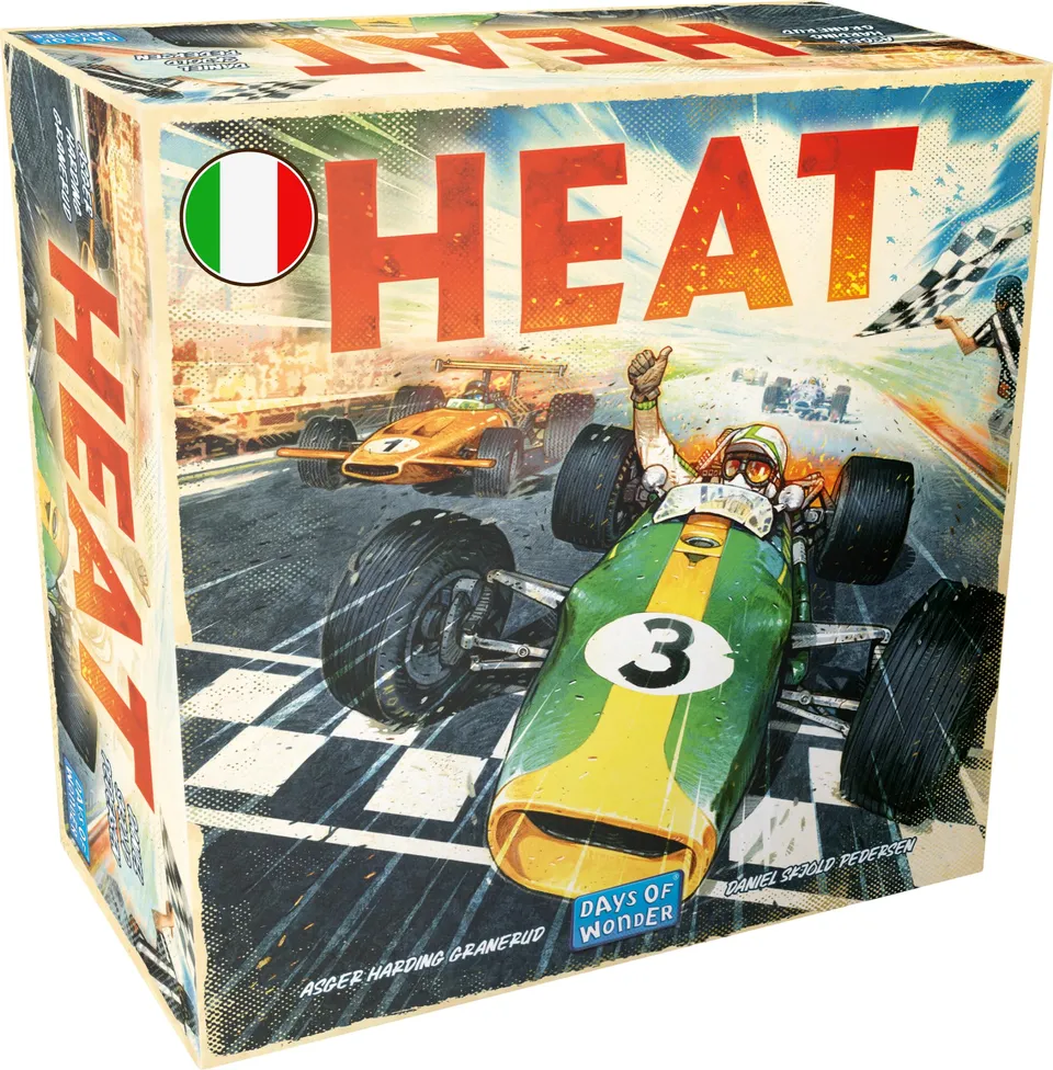 Asmodee Heat Gioco da Tavolo Auto Gioco Base 1-6 Giocatori